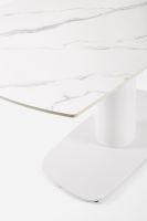 Stół jadalniany  JEREMIAS Black/White 140-200X80