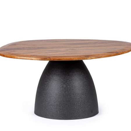 Stolik kawowy Stanley RUSTIC BROWN/NATURAL TOP 86