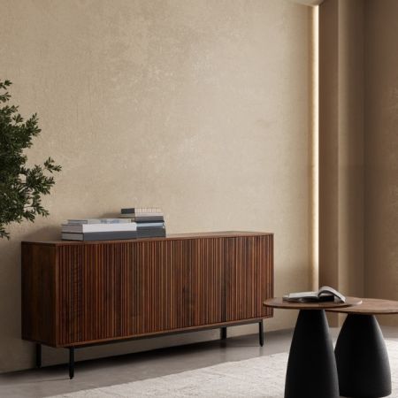 Stolik kawowy Stanley RUSTIC BROWN/NATURAL TOP 60