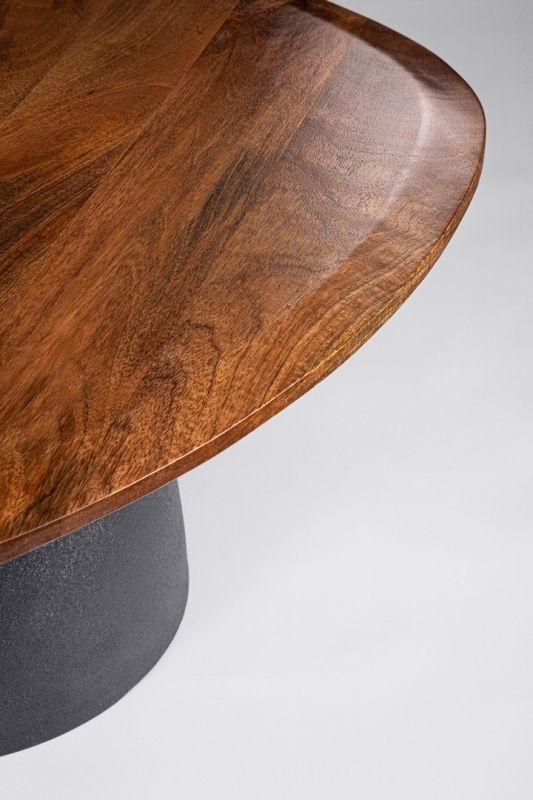 Stolik kawowy Stanley RUSTIC BROWN/NATURAL TOP 60