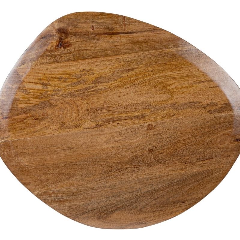 Stolik kawowy Stanley RUSTIC BROWN/NATURAL TOP 60