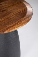 Stolik kawowy Stanley RUSTIC BROWN/NATURAL TOP 50