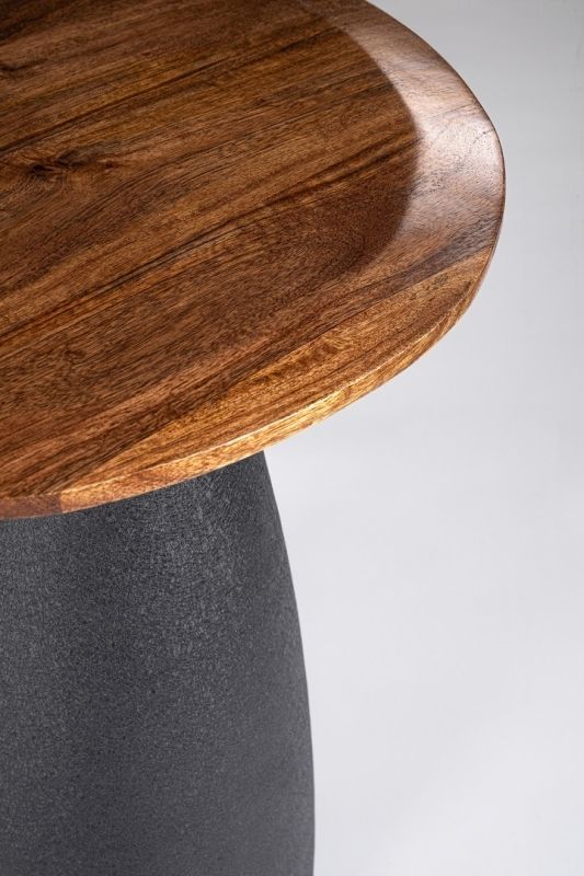 Stolik kawowy Stanley RUSTIC BROWN/NATURAL TOP 50