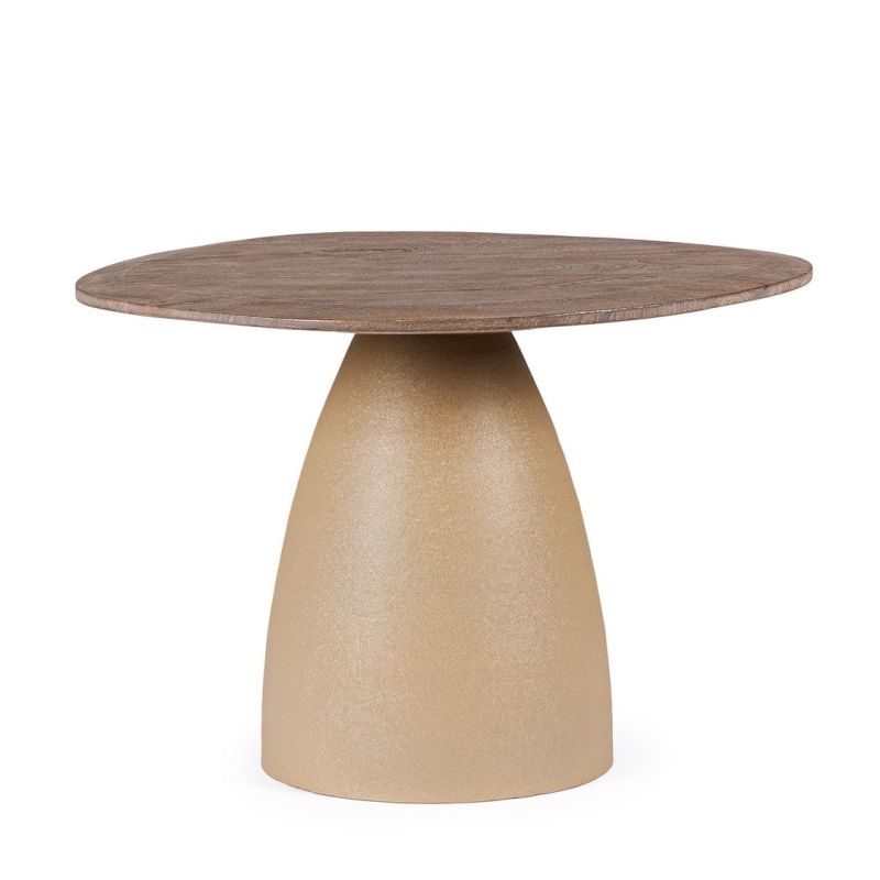 Stolik kawowy Stanley RUSTIC BROWN/NATURAL TOP 60