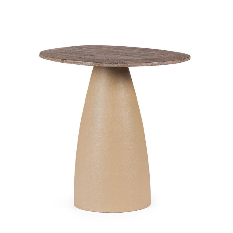 Stolik kawowy Stanley RUSTIC BROWN/NATURAL TOP 50