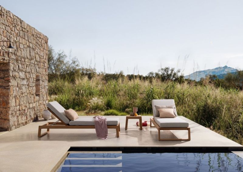 Leżak z poduszką  JEREMY