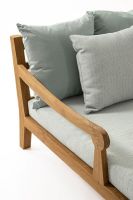 Leżak dwuosobowy BALI AQUA/WINE