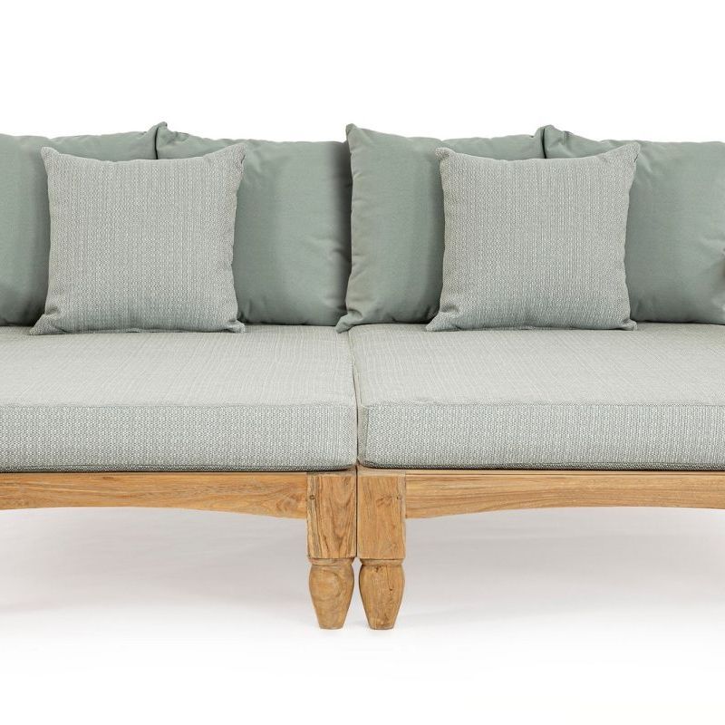 Leżak dwuosobowy BALI AQUA/WINE