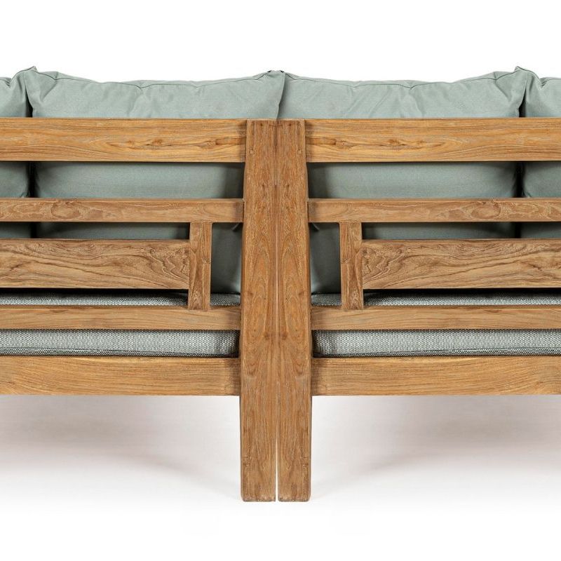 Leżak dwuosobowy BALI AQUA/WINE