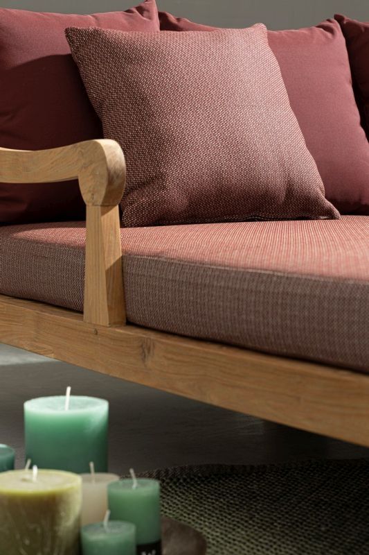 Leżak dwuosobowy BALI AQUA/WINE