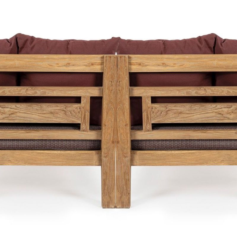 Leżak dwuosobowy BALI AQUA/WINE