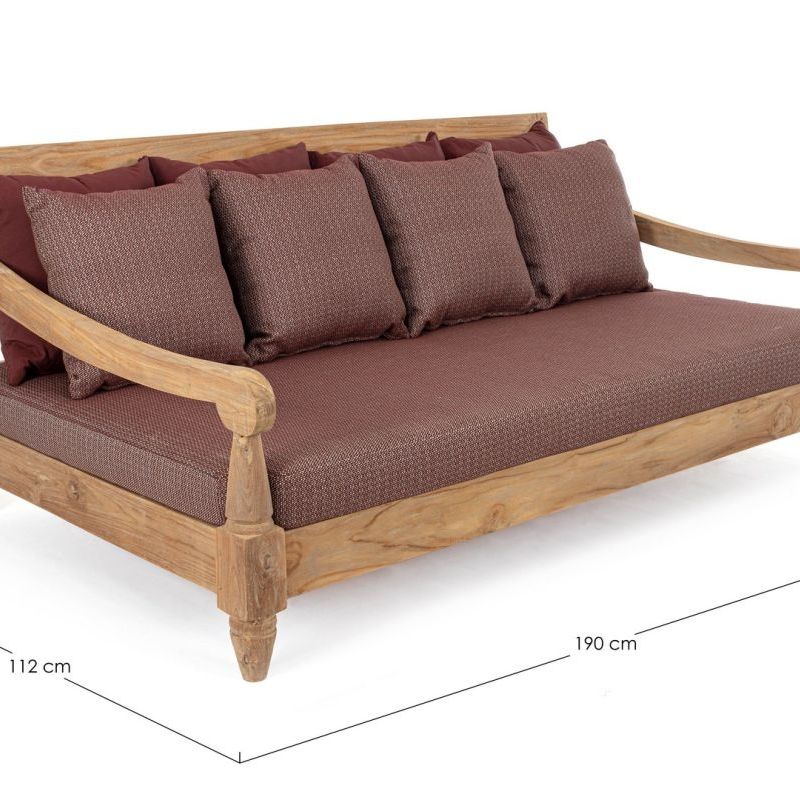 Leżak dwuosobowy BALI WINE