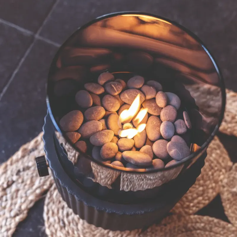 Świeca gazowa na taras COSISCOOP LUX BLACK