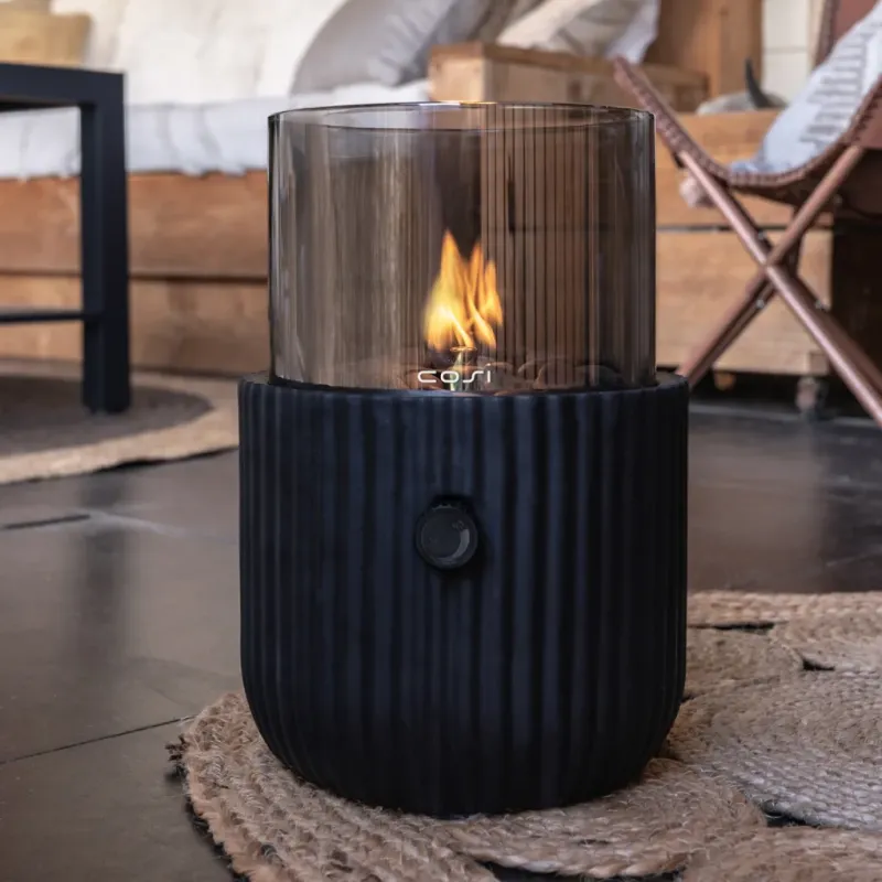 Świeca gazowa na taras COSISCOOP LUX BLACK
