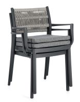 Krzesło obiadowe z podłokotnikami ALVIN