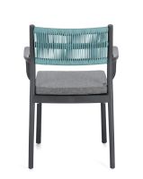 Krzesło obiadowe z podłokotnikami ALVIN