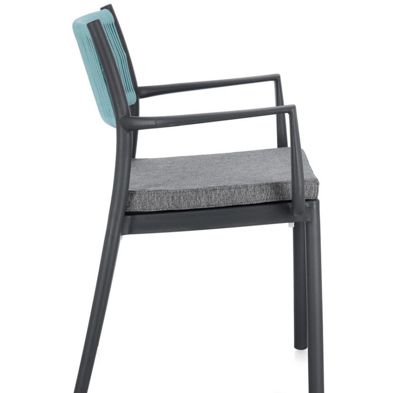 Krzesło obiadowe z podłokotnikami ALVIN