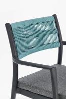 Krzesło obiadowe z podłokotnikami ALVIN