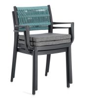 Krzesło obiadowe z podłokotnikami ALVIN