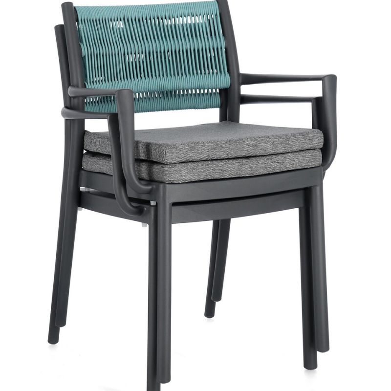 Krzesło obiadowe z podłokotnikami ALVIN