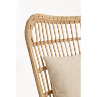 Fotel z podnóżkiem MAELA LOUNGE