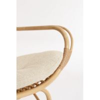 Fotel z podnóżkiem MAELA LOUNGE