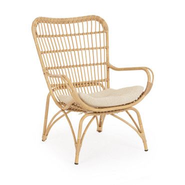 Fotel z podnóżkiem MAELA LOUNGE