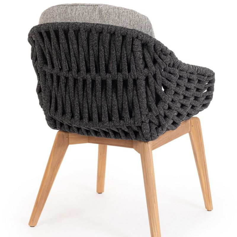 Krzesło obiadowe TAMIRES CHARCOAL