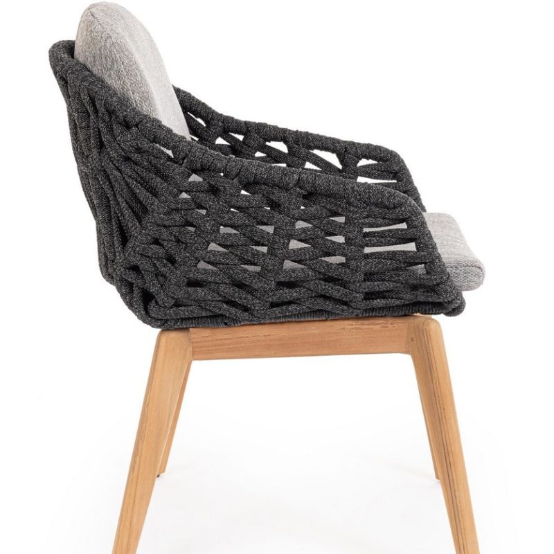 Krzesło obiadowe TAMIRES CHARCOAL