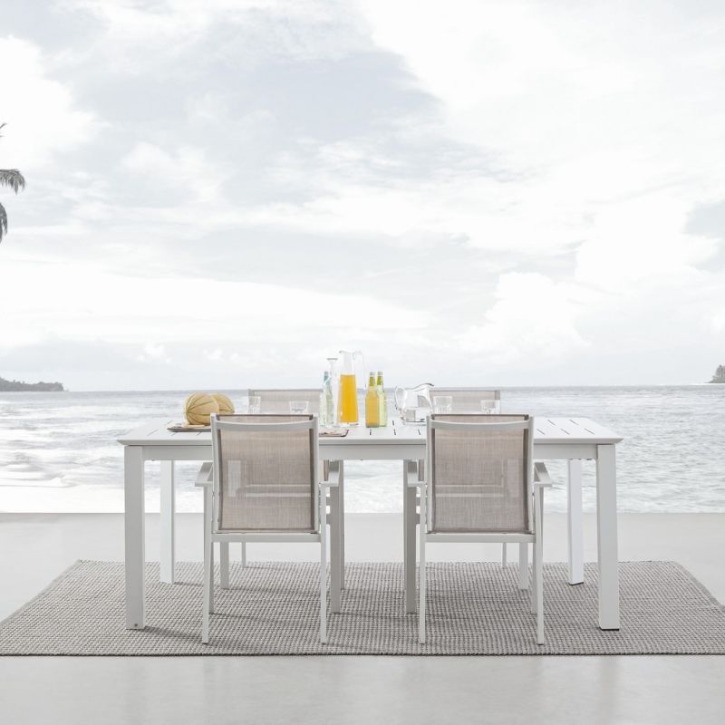 Stół KONNOR WHITE 200-300x110x76