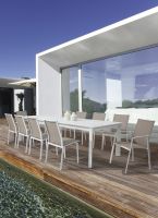 Stół KONNOR WHITE 200-300x110x76