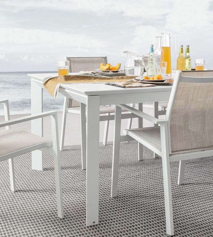 Stół KONNOR WHITE 200-300x110x76