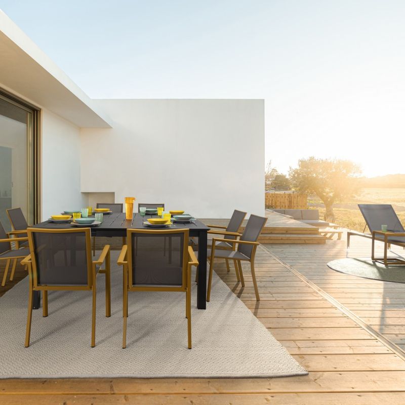 Stół KONNOR CHARC.  160x110/160 x77,5