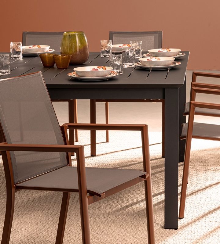 Stół KONNOR CHARC.  160x110/160 x77,5