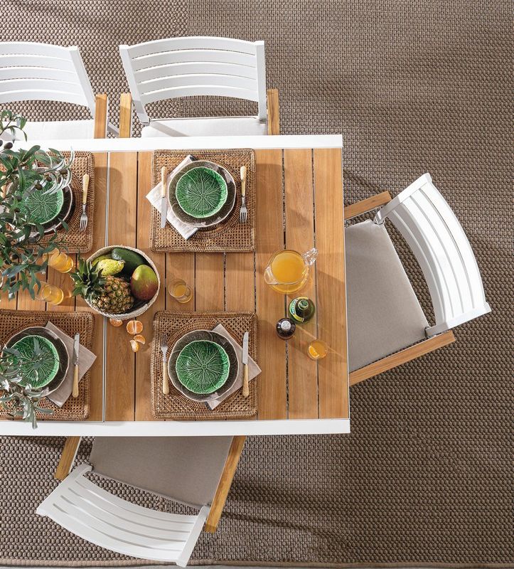 Stół BELMAR WHITE 160-240x100x75