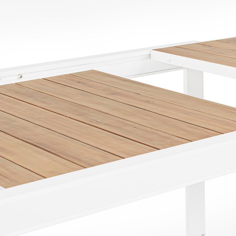 Stół BELMAR WHITE 160-240x100x75