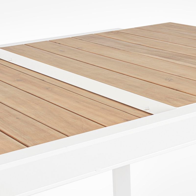 Stół BELMAR WHITE 160-240x100x75