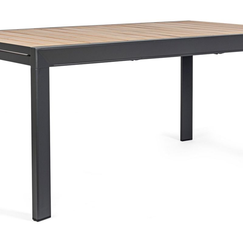 Stół BELMAR NAT/CHA. 160-240x100x75