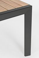 Stół BELMAR NAT/CHA. 160-240x100x75