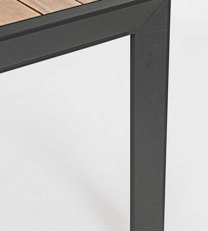 Stół BELMAR NAT/CHA. 160-240x100x75