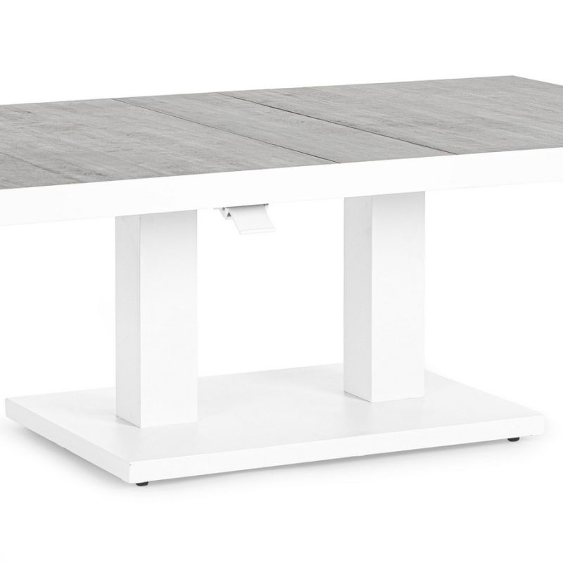 Stół TRUMAN WHITE140x85x49/72