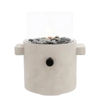 Świeca gazowa na taras Cosiscoop Craft light grey