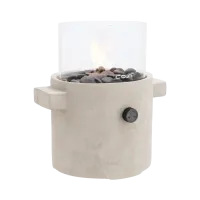Świeca gazowa na taras Cosiscoop Craft light grey