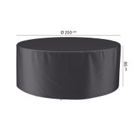 Okrągły pokrowiec na zestaw obiadowy Ø250x85 cm