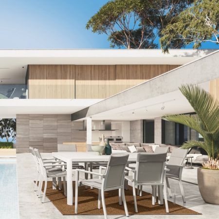 Stół KIPLIN WHITE 149x97/149x77,5