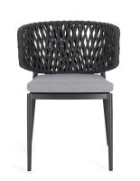 Krzesło obiadowe NOELIA CHARCOAL