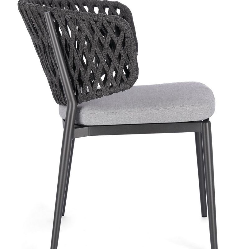 Krzesło obiadowe NOELIA CHARCOAL
