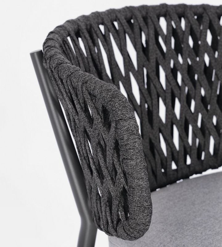 Krzesło obiadowe NOELIA CHARCOAL