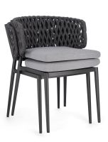 Krzesło obiadowe NOELIA CHARCOAL