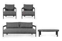 Zestaw kawowy PRESLEY CHARCOAL